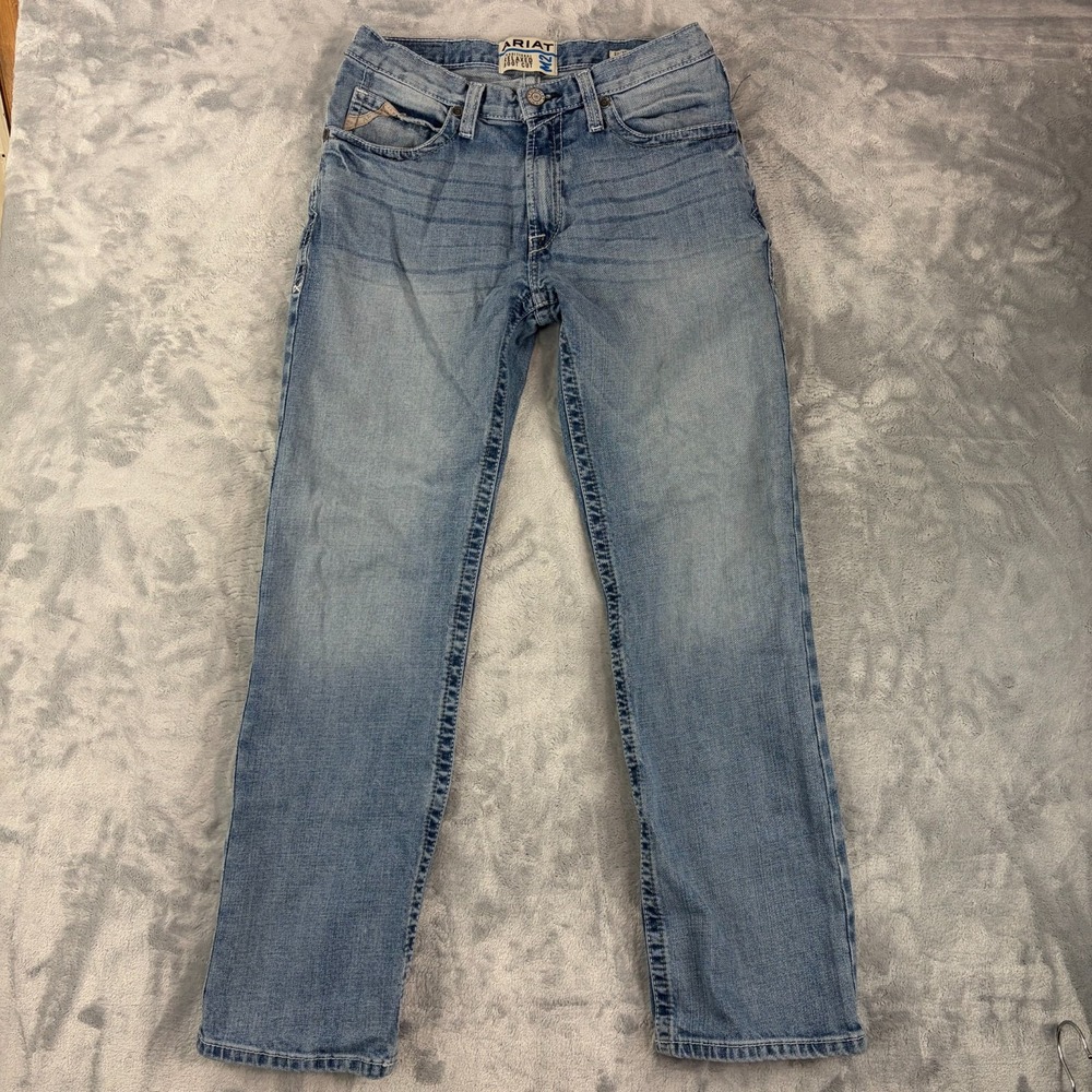 Ariat M2 Traditional Relaxed Boot Cut Jeans Mens 32x32 Blue Denim Western